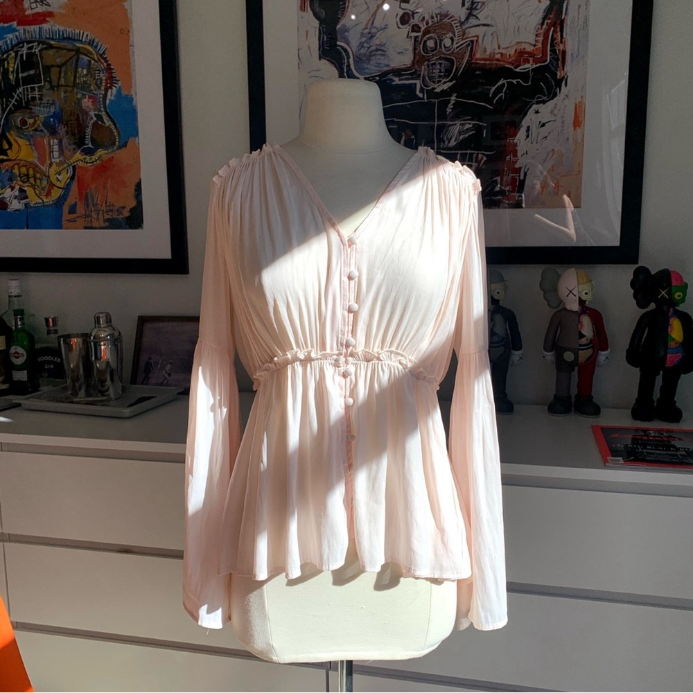 Pink blouse